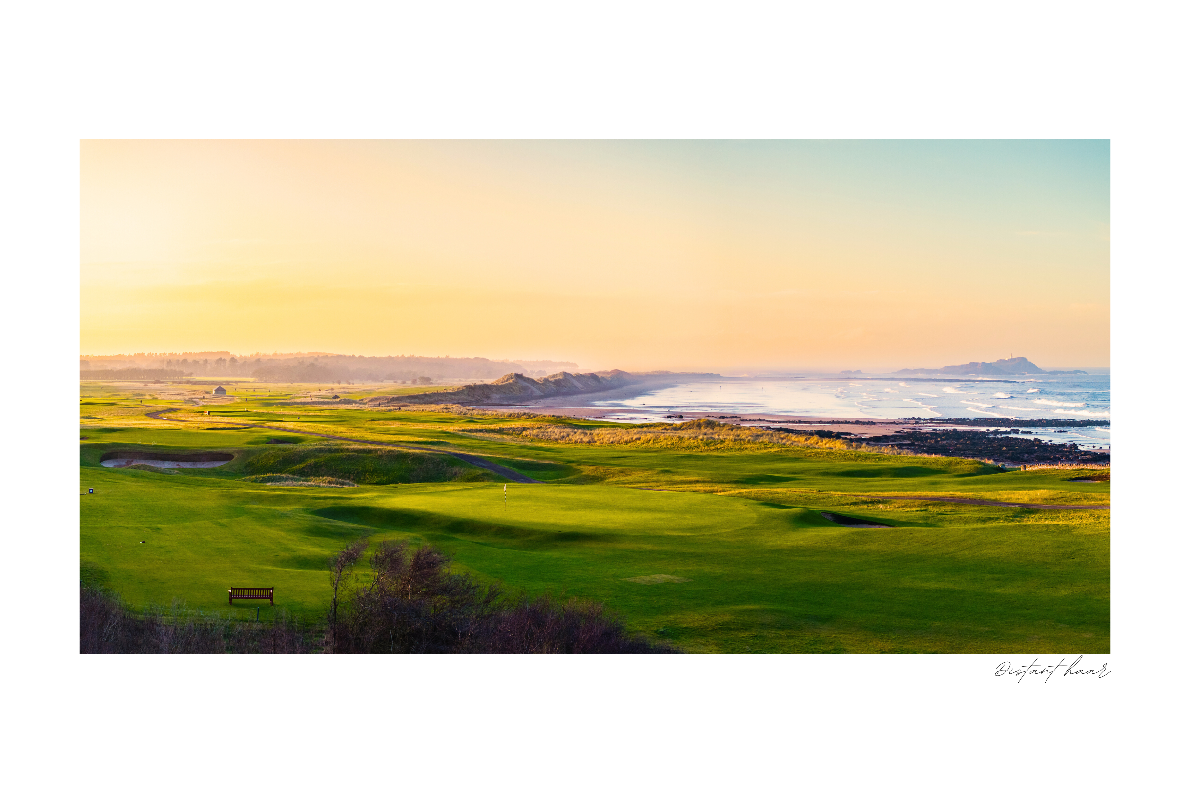 North Berwick West Links - Distant Haar