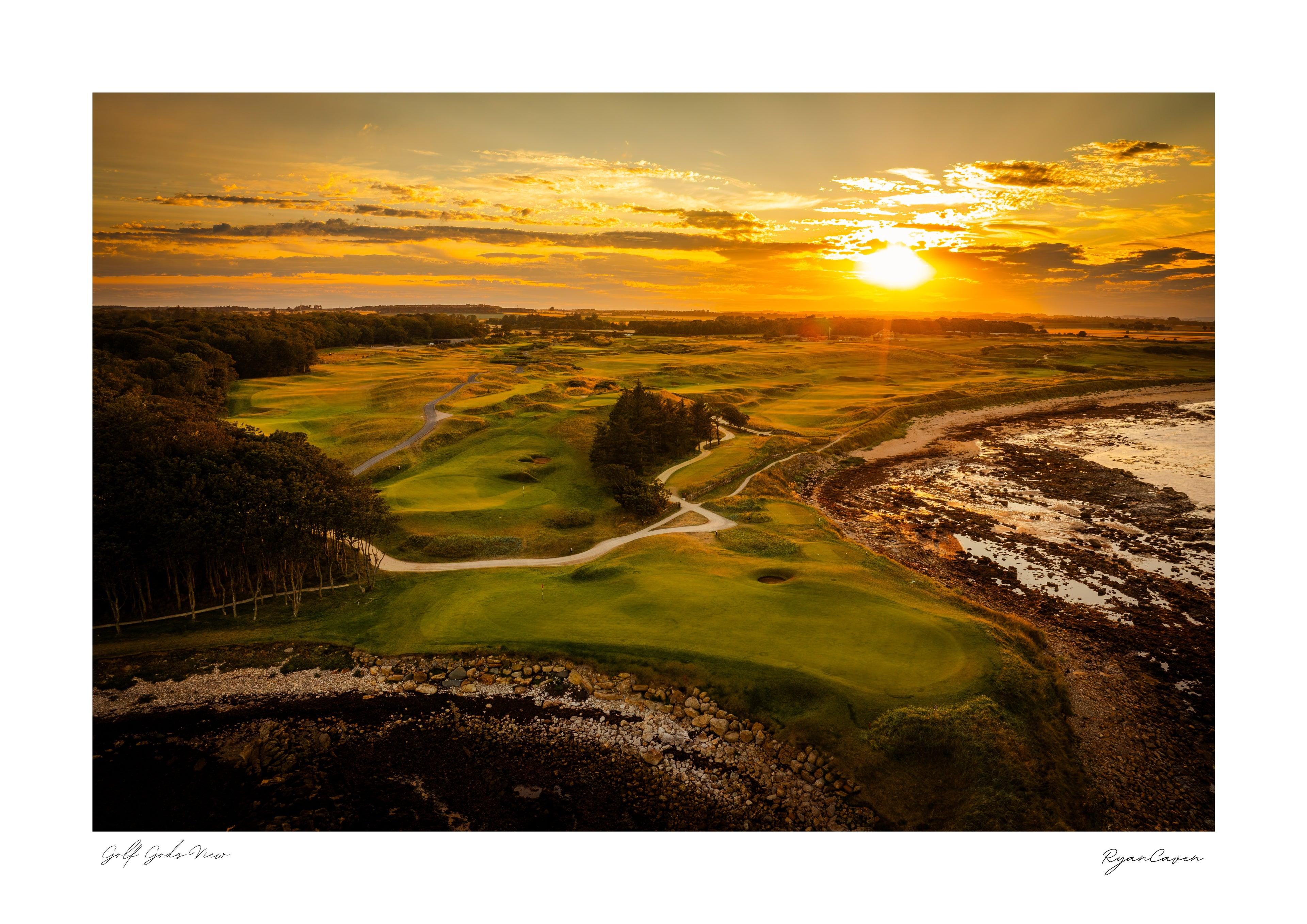 Kingsbarns Golf Links (Golf Gods View)